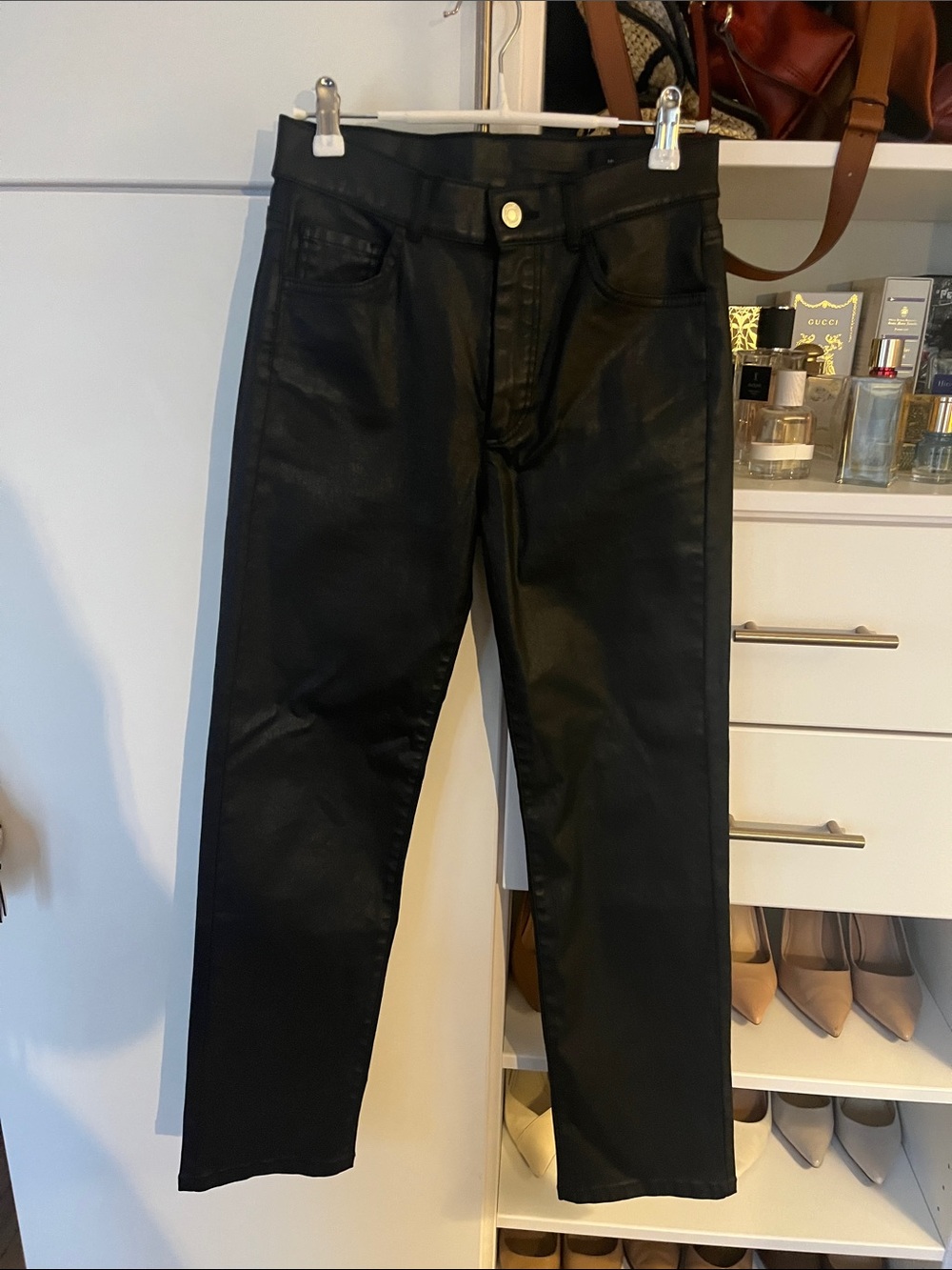 Massimo Dutti Black Straight Men's Jeans